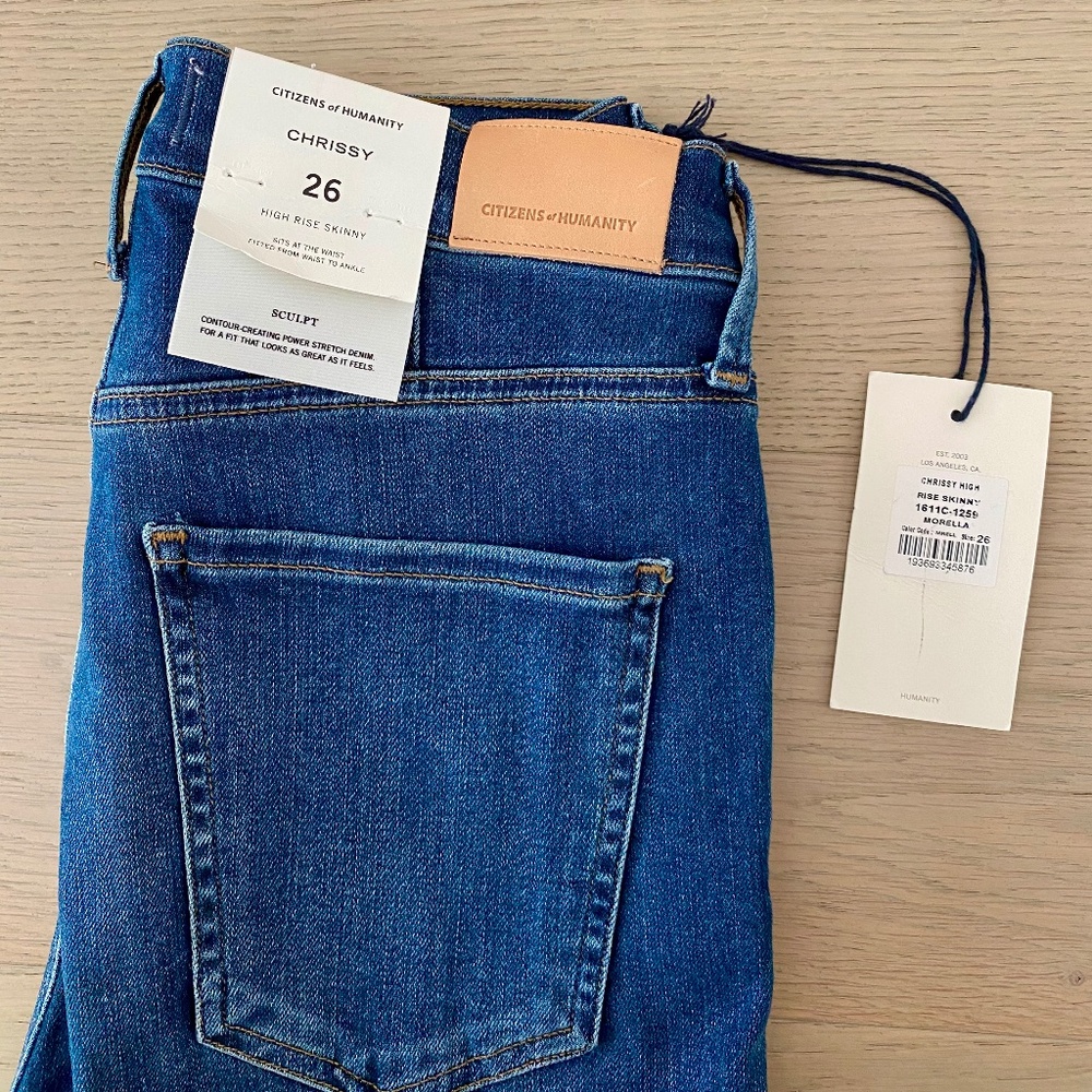 Citizens of Humanity “Chrissy” High Rise Skinny Jeans, size 26 - NWT